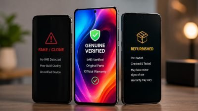 How to spot a fake or refurbished phone