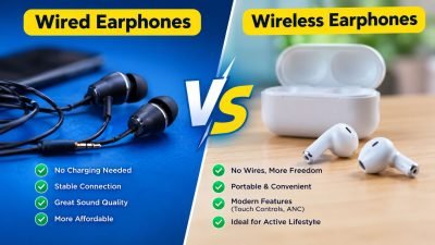 Wired vs wireless earphones comparison