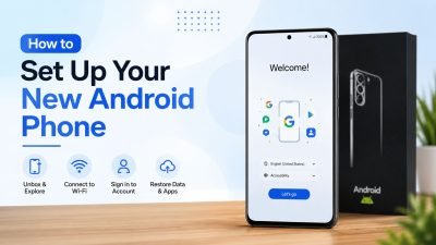 Set up a new Android phone properly