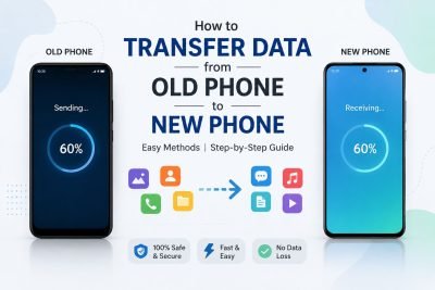 Transfer data from old phone to new phone