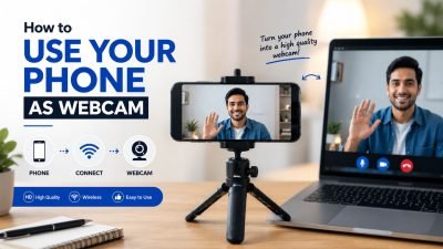 Use your phone as a webcam