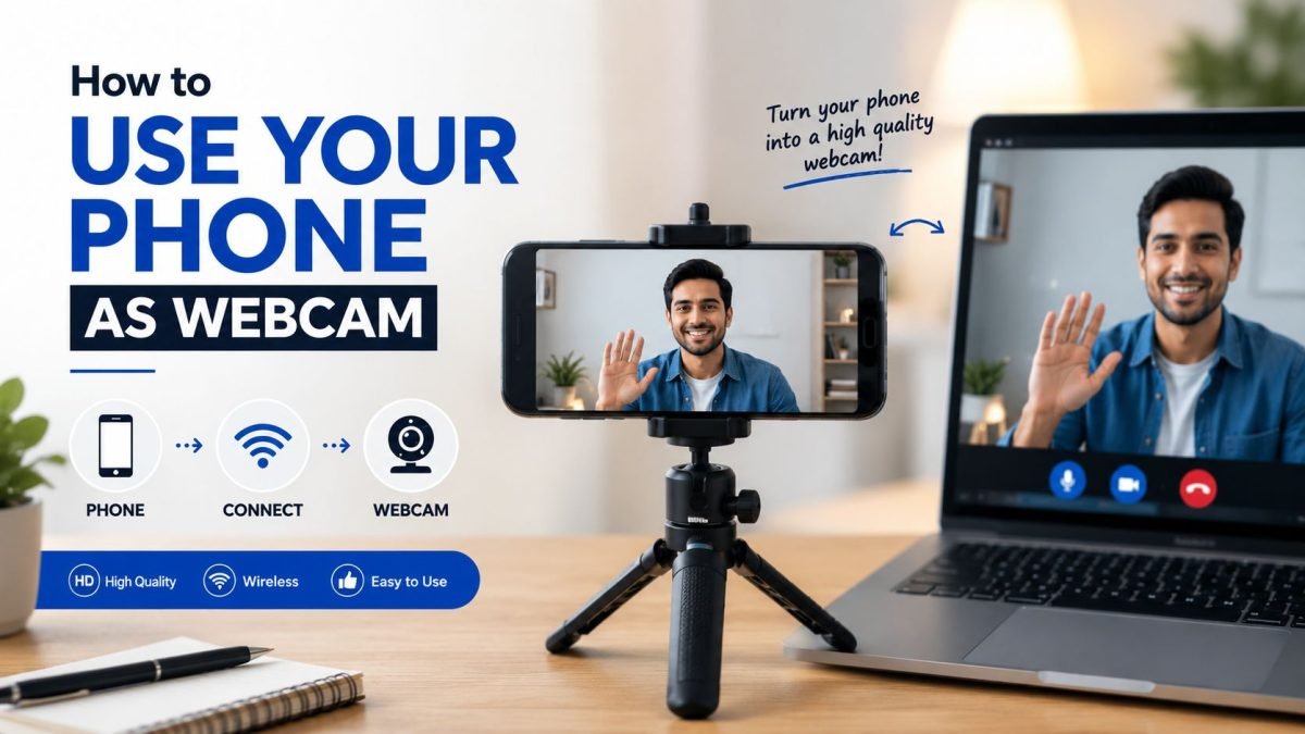 Use your phone as a webcam