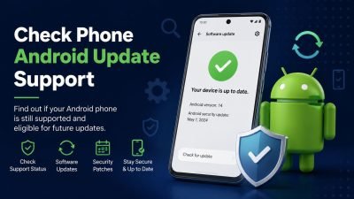 Check Android update support for your phone