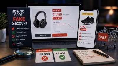 Spot fake discounts online