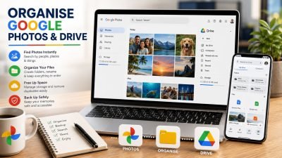 Organise Google Photos and Drive