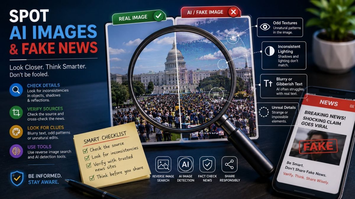 Spot AI generated images and fake news